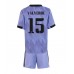 Cheap Real Madrid Federico Valverde #15 Away Football Kit Children 2022-23 Short Sleeve (+ pants)